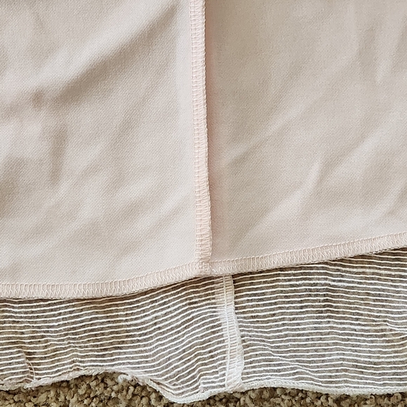 Zunie girls sheer overlay shift dress Size 6x Color pastel pink - Picture 4 of 6